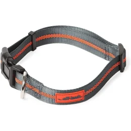 Ошейник DEXAS Off Leash для собак, нейлон, большой, 2.5 см/45.7-66 см, серый-оранжевый