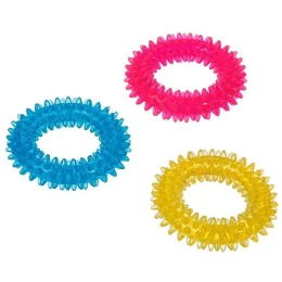Игрушка Flamingo Good4Fun Spike Ring для собак кольцо с шипами, резина, 12.7 см