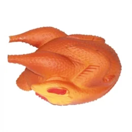 Игрушка-пищалка Croci курица гриль, для собак, 18 см