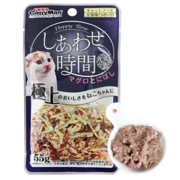 Влажный корм CattyMan Tuna Bonito Sardine консервы тунец, макрель и сардина в желе, для кошек, пауч, 55 г