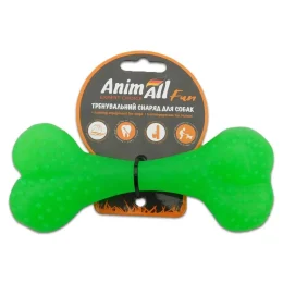 Игрушка AnimAll Fun кость, зеленый, 15 см