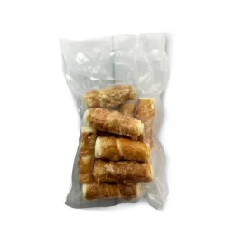 Лакомство AnimAll Dental трубочка рулетик, для собак, с мясом курицы, 9-10 см, 10 штук