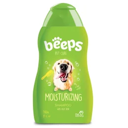 Шампунь Beeps Moisturizing Shampoo для собак и кошек, с алоэ вера и ароматом зелёного яблока, 502 мл