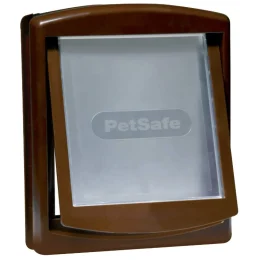 Пластиковая дверь PetSafe для собак до 18 кг, для входной двери, коричневая, 35.2×29.4 см