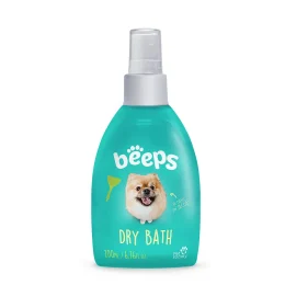 Сухой шампунь Beeps Dry Bath для собак и кошек, с ароматом дыни, 200 мл