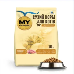 Сухий корм My Champion з куркою та розторопшею для котів, повнораціонний, 10 кг