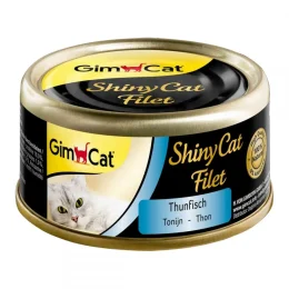Влажный корм GimCat Shiny Cat Filet для кошек, с тунцом 70 г