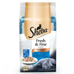 Влажный корм Sheba Fresh&Fine для кошек, рыбный микс, 50 г