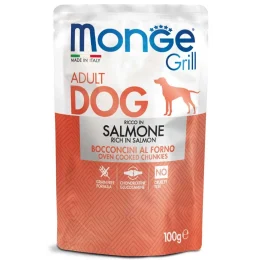 Влажный корм MONGE DOG GRILL с лососем, 100 г