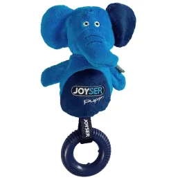 Игрушка Joyser Puppy Elephant with Ring слон с кольцом, для щенков, синий, 22 см
