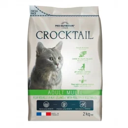 Сухой корм Pro-Nutrition Flatazor Crocktail Adult Multi для взрослых кошек, с птицей и овощами, 2 кг