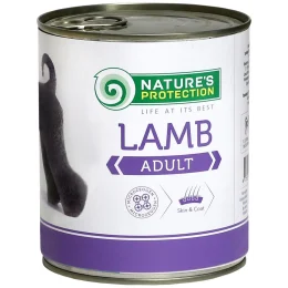 Консерва Natures Protection Adult Lamb для взрослых собак, 800 г