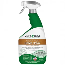 Спрей Vet`s Best Natural Flea & Tick Home Spray от блох, клещей и москитов для собак и дома, 945 мл