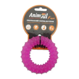 Игрушка AnimAll Fun кольцо с шипами, фиолетовый, 9 см