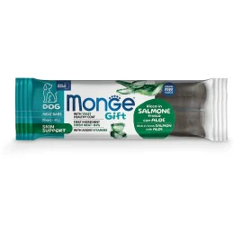 Лакомство Monge Gift Dog Skin support для собак с чувствительной кожей, лосось из алоэ, 40 г