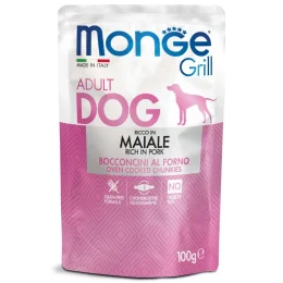 Влажный корм MONGE DOG GRILL со свининой, 100 г