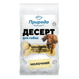 Лакомство Природа Десерт для собак, молочный, 550 г