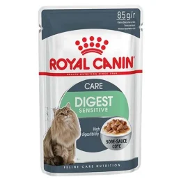 Влажный корм Royal Canin Digest Sensitive при чувствительном пищеварении у кошек, кусочки в соусе, 85 г