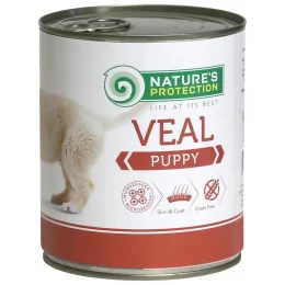 Консерва Natures Protection Puppy Veal для щенков, 800 г