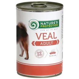 Консерва Natures Protection Adult Veal для взрослых собак, 400 г