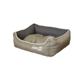 Лежак AnimAll Nena M для собак, оливковый, 55×43×17 см