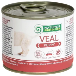 Консерва Natures Protection Puppy Veal для щенков, 200 г