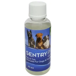 Шампунь Sentry Pro Green Tea & Ginger от блох и клещей, для собак, 45 мл