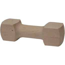 Игрушка Croci гантеля, для собак, дерево, 22×6.5×6.5 см