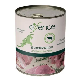 Влажный корм Essence для взрослых собак, с говядиной, 800 г
