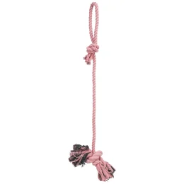 Веревочная игрушка аппорт с ручкой Trixie Denta Fun для собак, 270 г, 70 см