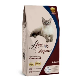 Полнорационный сухой корм HowMeow Adult Cat Gourmet для взрослых кошек, ягненок, курица, рыба, 2 кг
