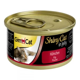 Влажный корм GimCat Shiny Cat для кошек, с курицей, 70 г
