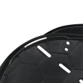 Пластиковий лежак Ferplast Siesta Deluxe 6 Black з антиковзаючим покриттям, 70.5×52×23.5 см