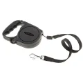 Автоматичний поводок-рулетка для собак до 25 кг Ferplast Flippy Regular Medium Black, чорний, 5 м