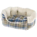 Хутряний диван Ferplast Etoile 6 Blue Dogbed для собак і котів, 72×62×22 см