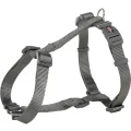 Шлея Trixie Premium H-Harness для собак, 20-32 см, 10 мм, розмір XXS-XS, графіт