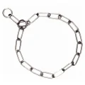 Нашийник Flamingo Long Link Chain ланцюжок для собак, довге ланка, метал, 66 см, 4 мм