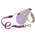 Поводок-рулетка Ferplast Amigo L Cord Beige-Purple Lead для собак c тонким шнуром, 16x3,8x15 см
