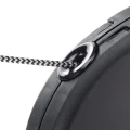 Поводок-рулетка для собак до 50 кг Ferplast Amigo Easy L Cord Nero cо шнуром, чорний, 5 м