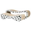 Дряпка Trixie Wave XXL для котів, картон, 75х25х25 см, сірий з коричневим