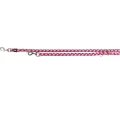 Повідець-перестібка Trixie Cavo Reflect Adjustable Lead для собак, світловідбиваючий, розмір L-XL, 2 м/18 мм, фуксія