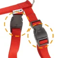 Нейлонова шлейки Ferplast Champion P XXL Red для собак, червона, А: 62x104, B: 78x120 см