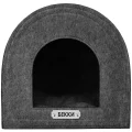 Будиночок BronzeDog для котів і собак, сірий, 45×45×45 см