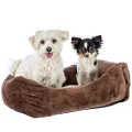 Диван Ferplast Coccolo 80 Soft Bedding Brown для котів і собак, 78×56×22 см