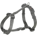 Шлея Trixie Premium H-Harness для собак, 60-87 см, 25 мм, розмір L, графіт