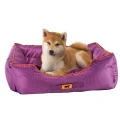 М'який диван Ferplast Jazzy 80 Bedding Purple для собак, фіолетовий, 78×56×22 см