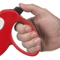 Поводок-рулетка Ferplast Amigo L Cord Red-White для собак c тонким шнуром, 16x3,8x15 см