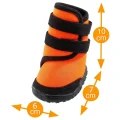 Захисне взуття Ferplast Trekking Shoes для собак, розмір S, помаранчева, 6×7×10 см