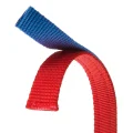 Нейлоновий нашийник Ferplast Dual CF25 / 53 Colours Blue-Red для собак, 25 мм, A: 45 ÷ 53 см