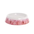 Миска Flamingo Ceramic Flower Elf для собак та котів, керамічна, принт ельфи та квіти, 200 мл